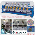 ELUCKY EG908CH 8 tête 9 aiguilles machine de broderie à commande par ordinateur